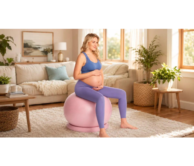 MOMCOZY Piłka porodowa MB01 BIRTHEASE, różowa - 1594815 - zdjęcie 5